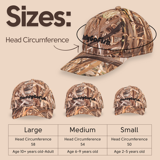 Camouflage Caps for Kids and Adult - Fishing Hunting Hiking Camo Hats Toddler Children Outdoor Adventures