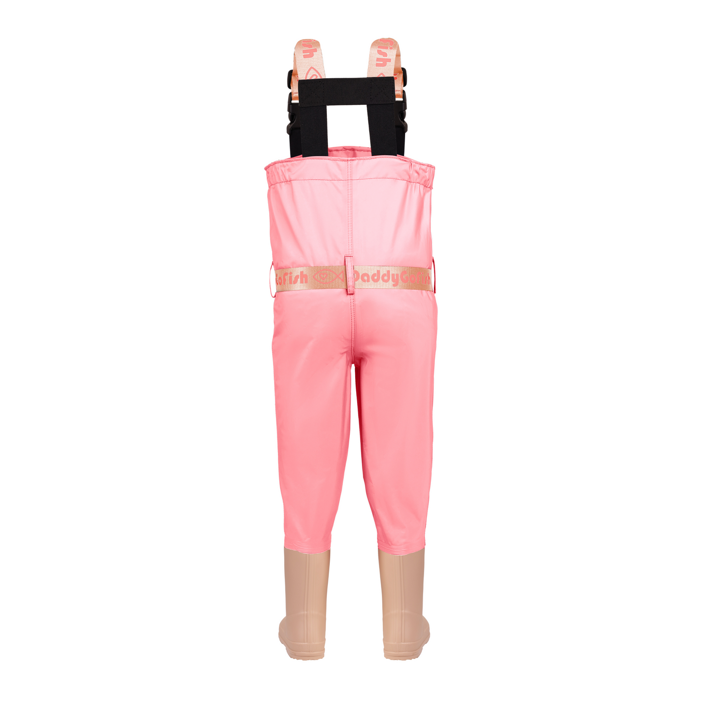 PVC Chest Waders for Kids, Pink Fishing and Hunting Waders, Waterproof, Easy To Clean