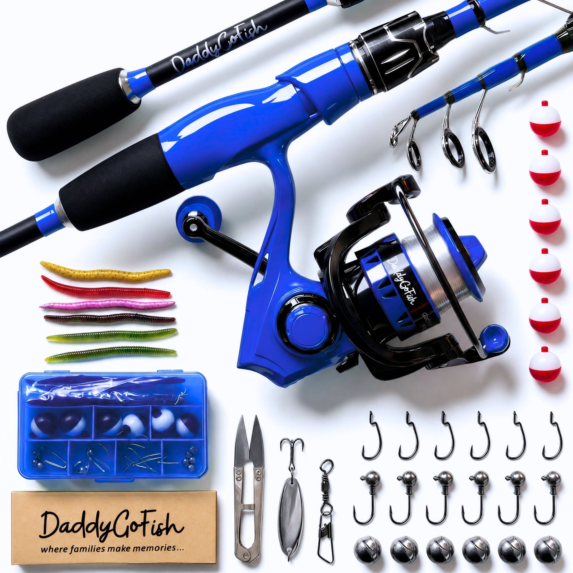 children's telescopic fishing rod CODEK Kids Pole Set with Full Starter Kits 2 Set Portable Fishing and Spincast Reel Cambos with a Fishing Net and 2 Buckets for Boys Girls and design spincast reel 91/86Pcs Beginner Fishing Combo 1.8m