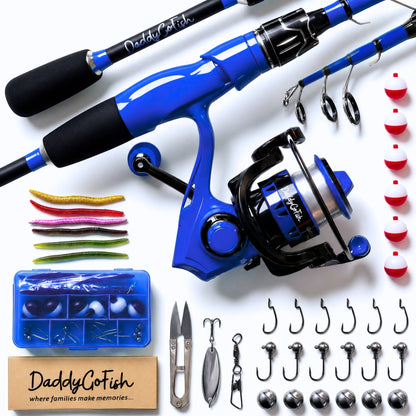 15 ft telescopic fishing rod and reel Reaction Tackle Spinning Carbon Travel Rod Collapsible Rod for Freshwater Saltwater confidence and joy telescopic fishing rod reel combos