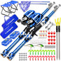 Kids Fishing Pole - Rod Reel Combo Tackle Box Starter Set - First Year Small Dock Gear Kit for Boys Girls Toddler Youth Age Beginner Little Children Junior Anglers