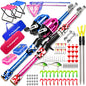 Kids Fishing Pole - Rod Reel Combo Tackle Box Starter Set - First Year Small Dock Gear Kit for Boys Girls Toddler Youth Age Beginner Little Children Junior Anglers