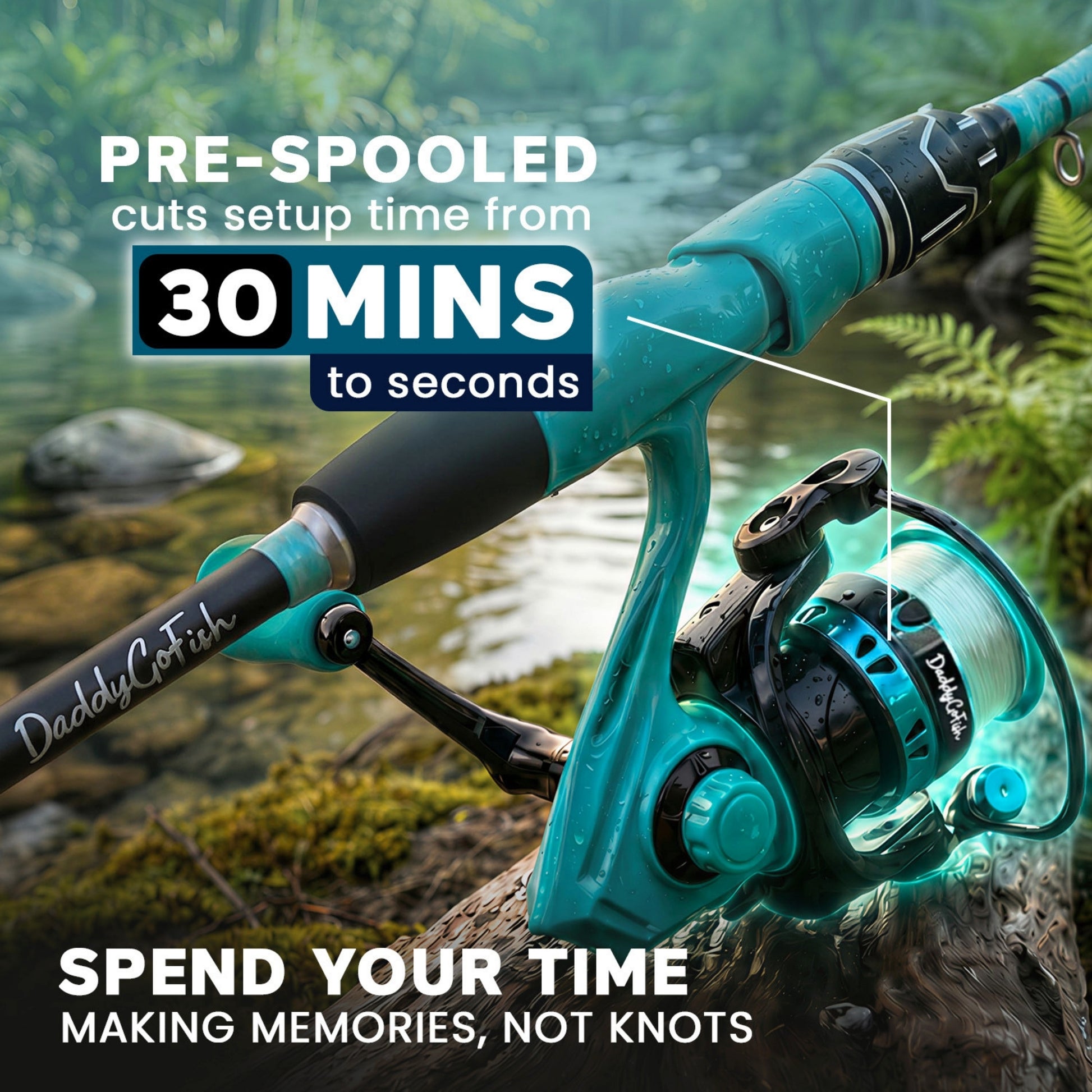 Kids Fishing Pole Set