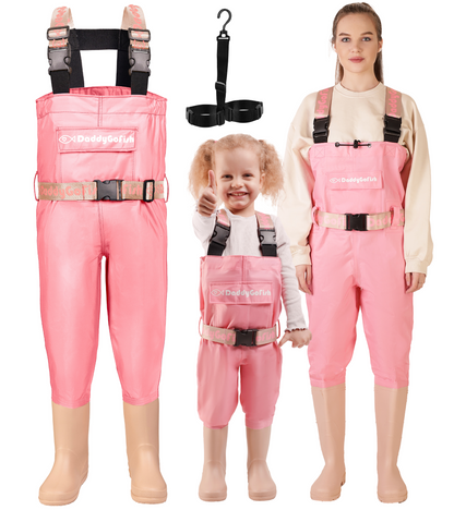 Chest Waders for Kids and Adults, Fishing and Hunting Waders with a Pocket and a Wader Hanger
