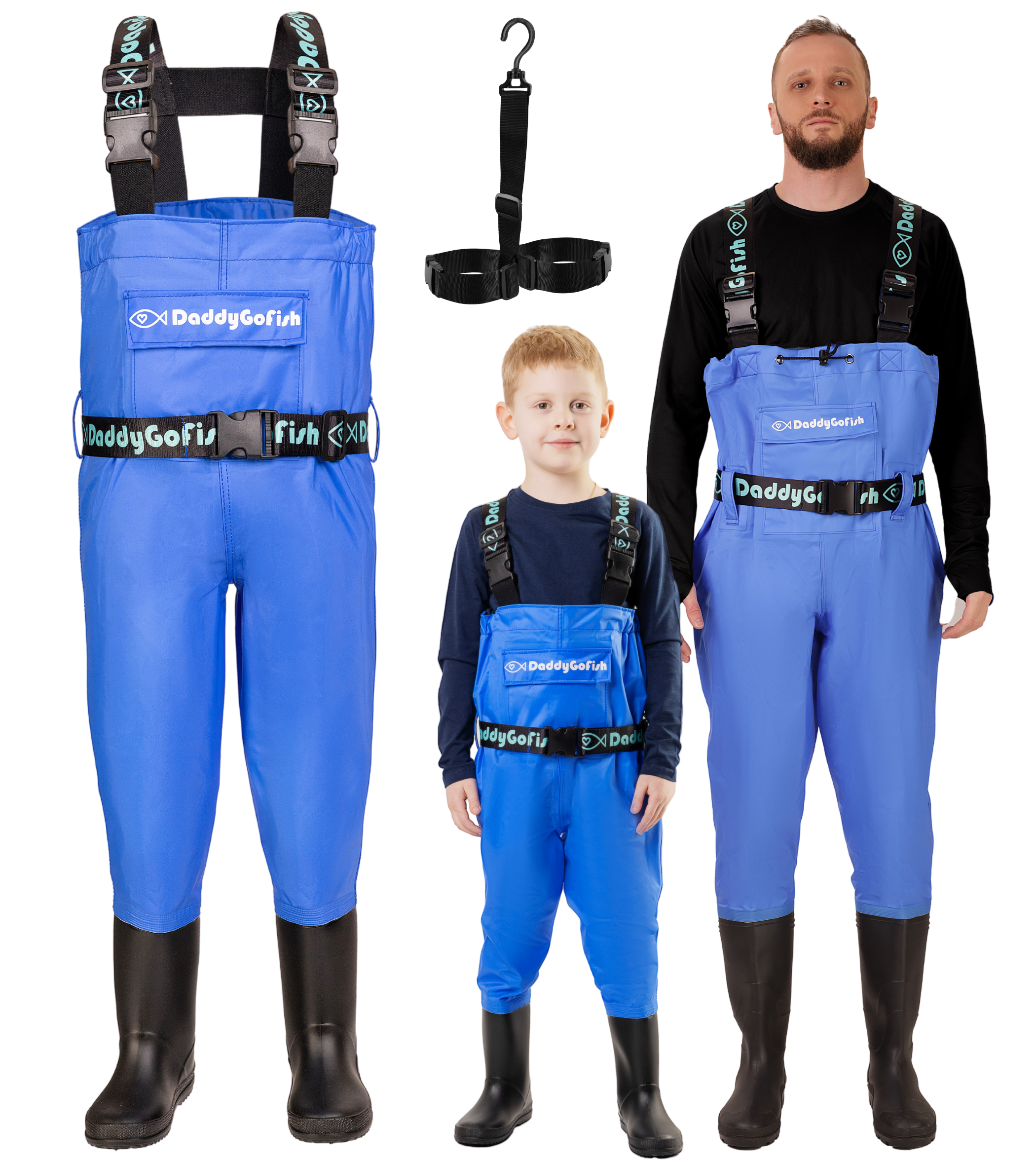 Chest Waders for Kids and Adults, Fishing and Hunting Waders with a Pocket and a Wader Hanger