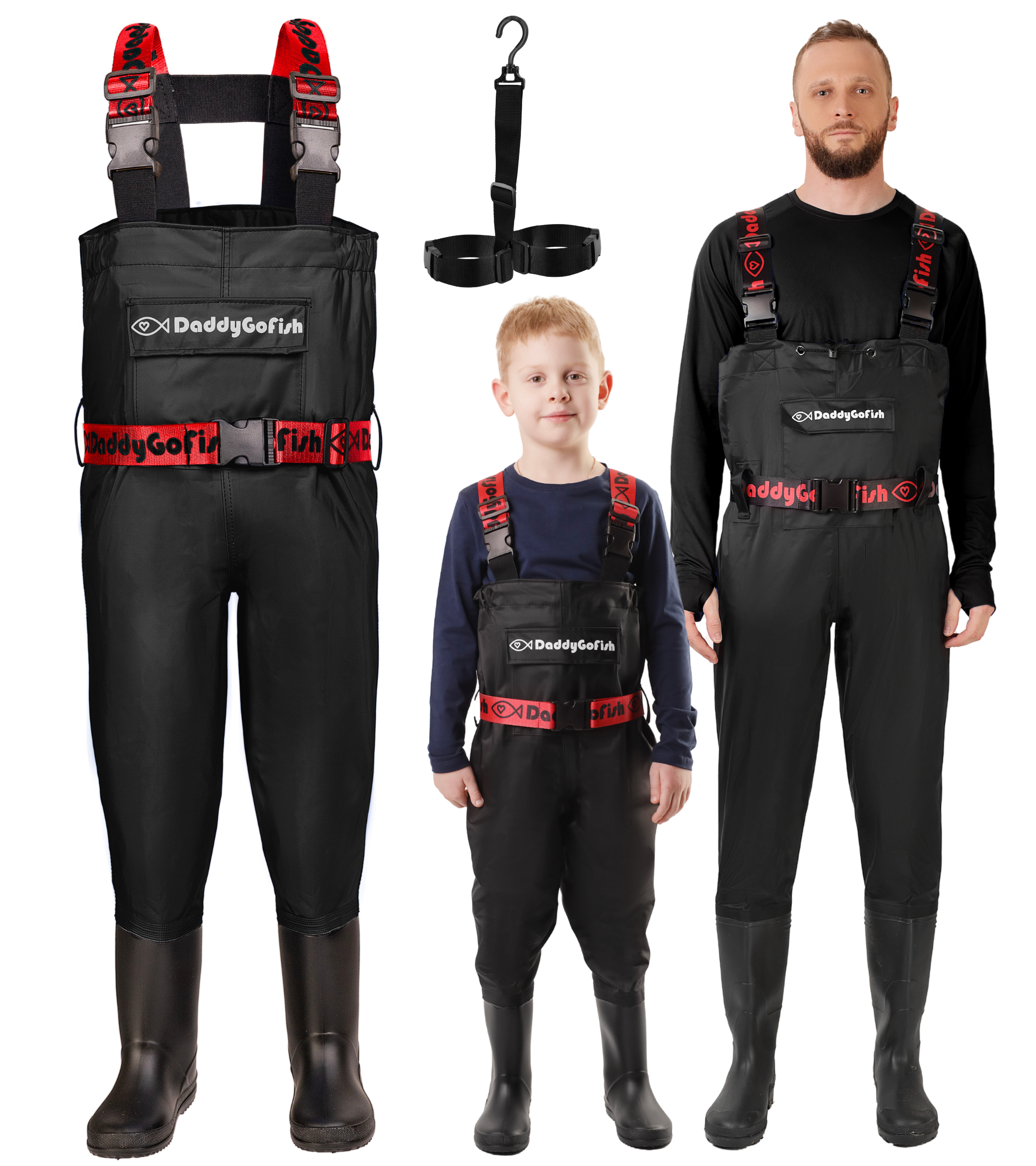 Chest Waders for Kids and Adults, Fishing and Hunting Waders with a Pocket and a Wader Hanger