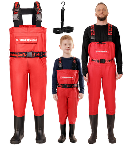 Chest Waders for Kids and Adults, Fishing and Hunting Waders with a Pocket and a Wader Hanger