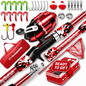 Kids Fishing Pole for Boys, Girls & Youth Age, Toddler Fishing Pole Set Kit