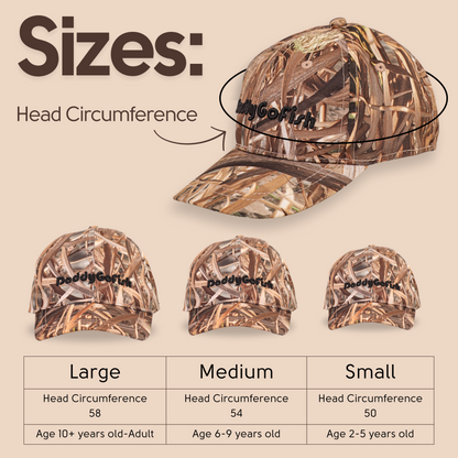 Camouflage Caps for Kids and Adult - Fishing Hunting Hiking Camo Hats Toddler Children Outdoor Adventures