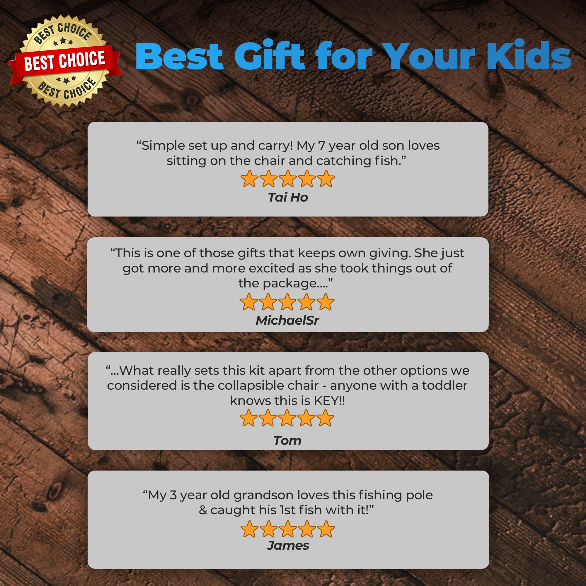 Kids Fishing Pole - Rod Reel Combo and Tackle Box Starter Set - Beginner Fishing Gear Kit for Boys, Girls, Toddlers, Youth, and Junior Anglers