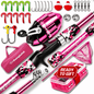 Kids Fishing Pole for Boys, Girls & Youth Age, Toddler Fishing Pole Set Kit